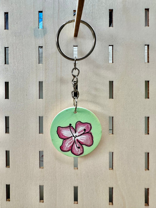 Flower Power Keyring
