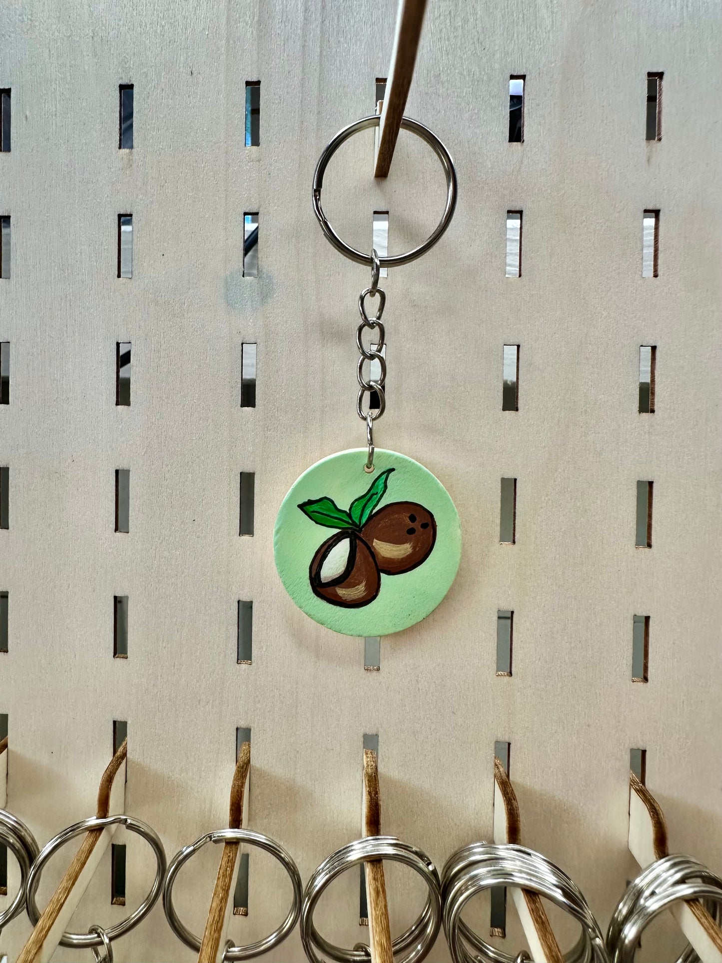 Coconut keyring