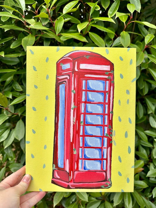 Red Letter Box Canvas