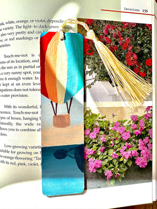 Hot Air Balloon Bookmark