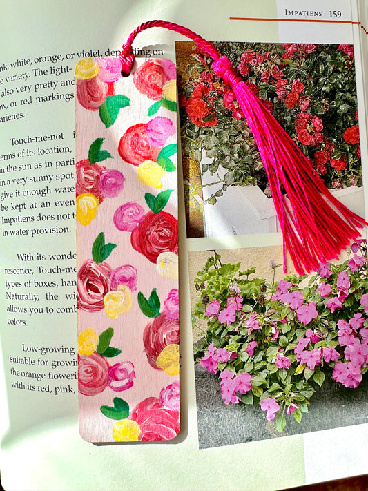 Rainbow Rose Bookmark