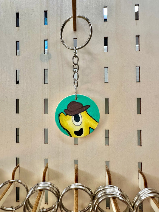 Cartoon Monster Keyring