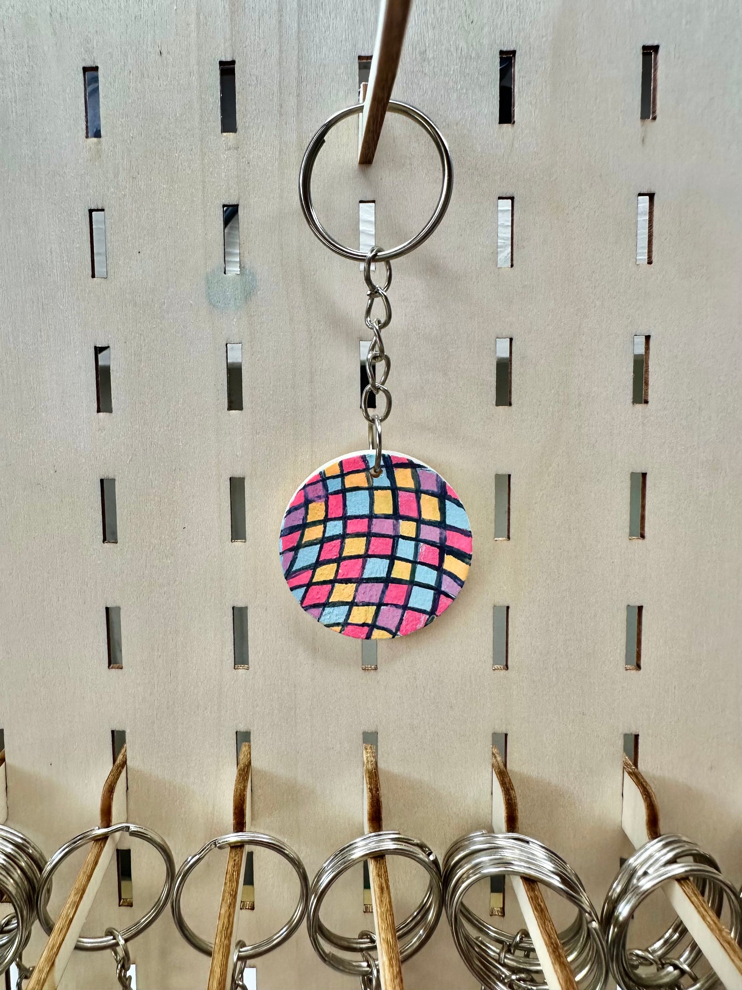 Disco Ball Keyring