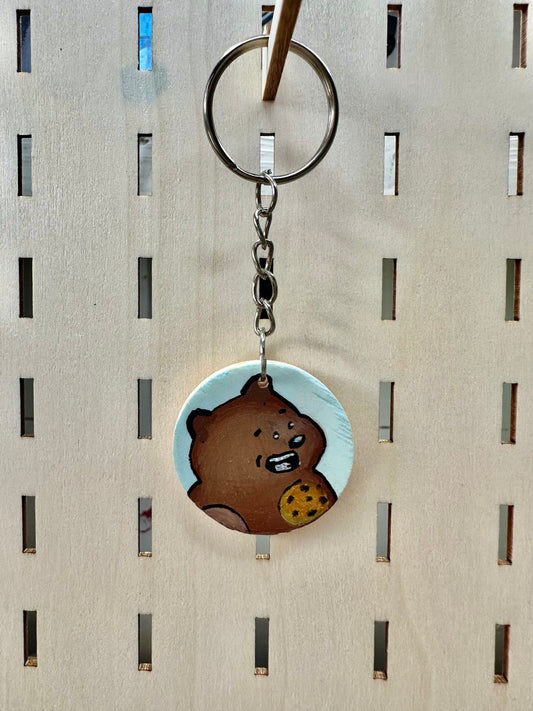 Cookie Bear Keyring
