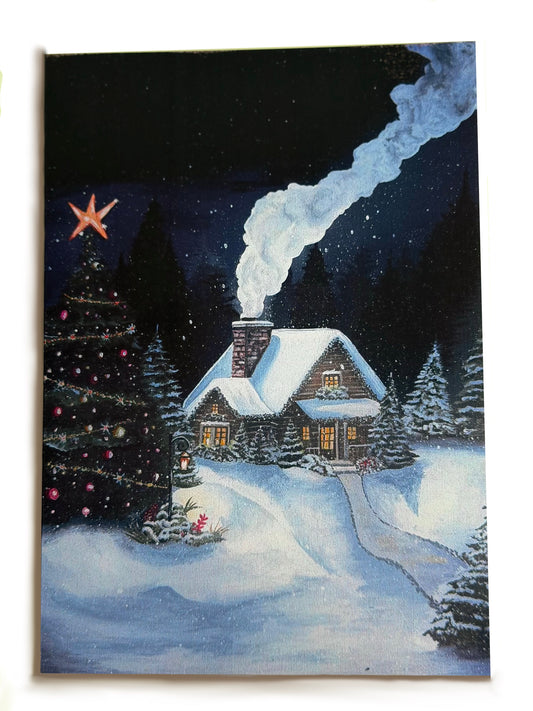 Cozy Cabin Christmas Cards