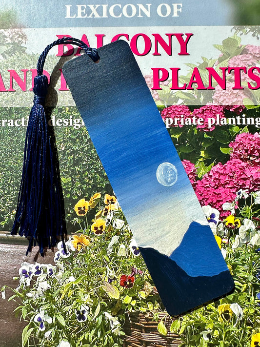 Night Sky Mountains Bookmark