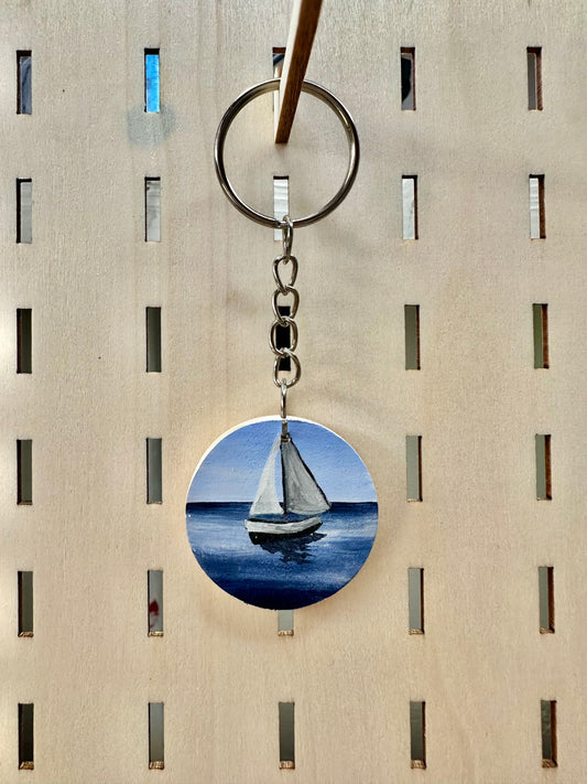 Sailing Boat Keyring