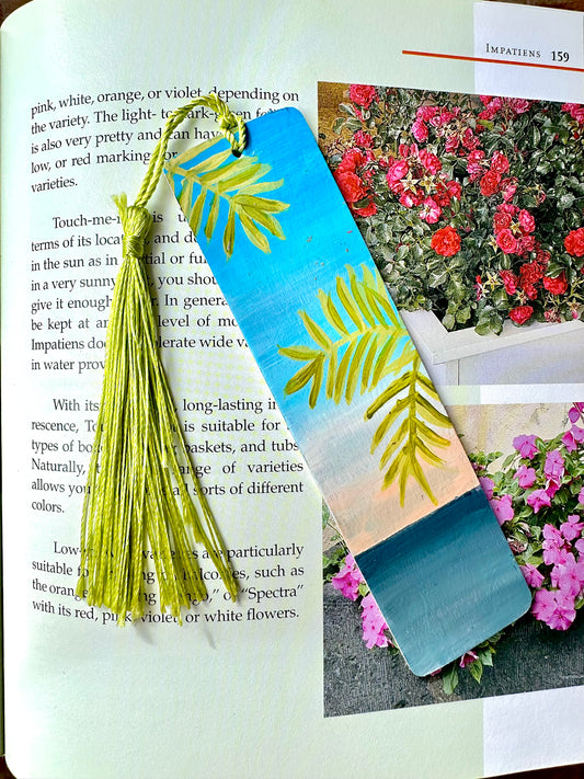Palm Tree Ocean Bookmark