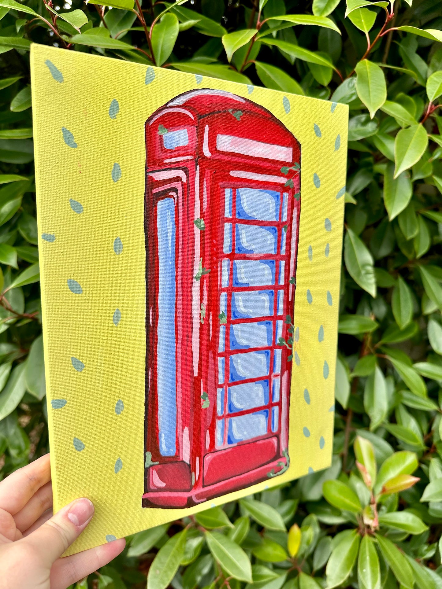 Red Letter Box Canvas