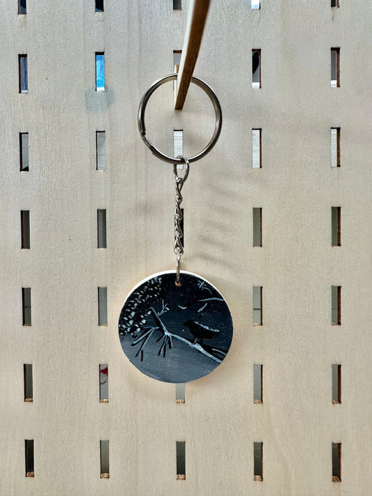 Shadow Tree Top Bird