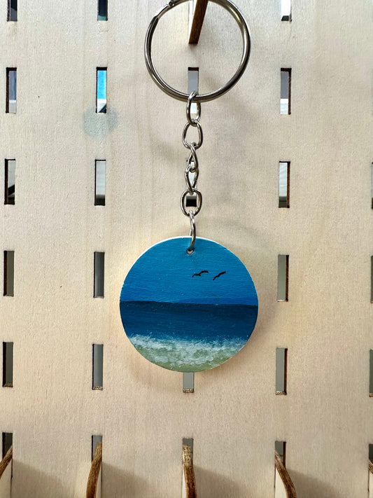 Beach Birds Keyring
