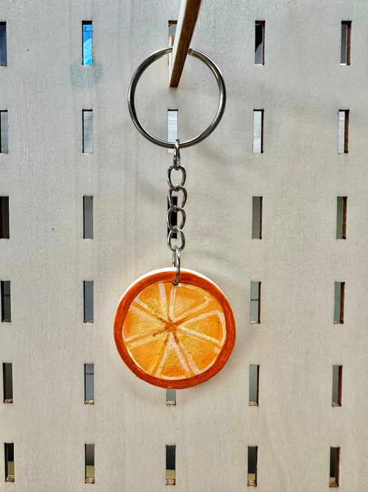 Citrus Orange Keyring
