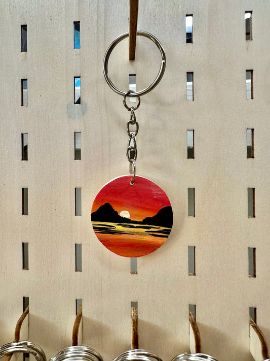 Sunset Lake Painting