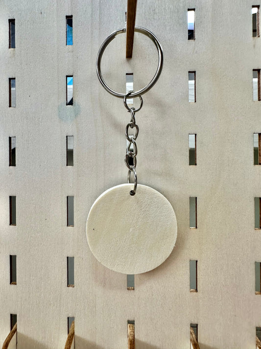 Pink Cactus Keyring