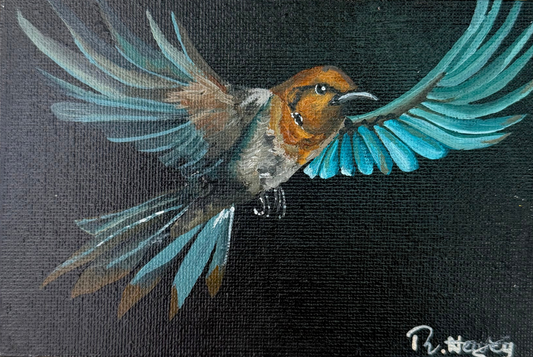 Blue Bird (with frame)