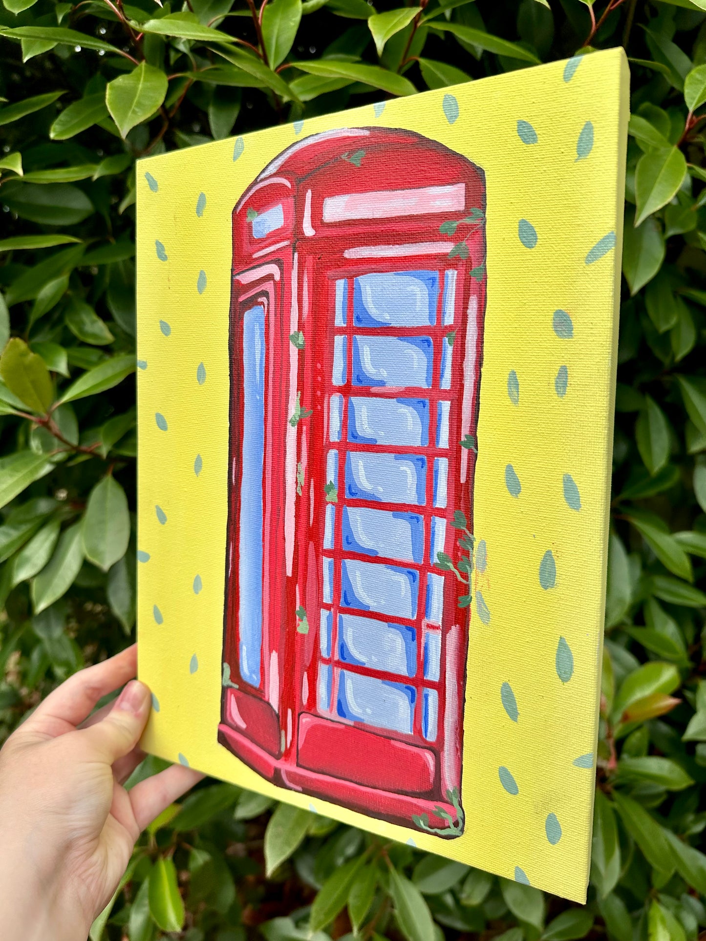 Red Letter Box Canvas