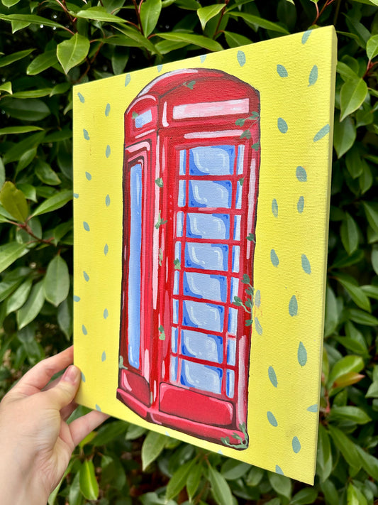 Red Letter Box Canvas